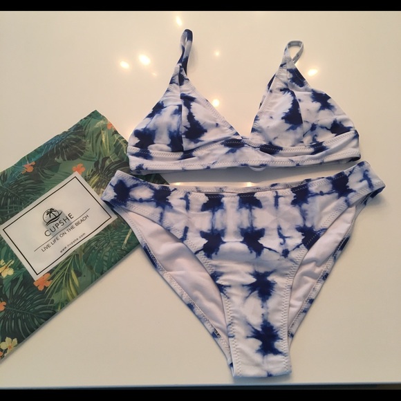 blue crush tie dye bikini